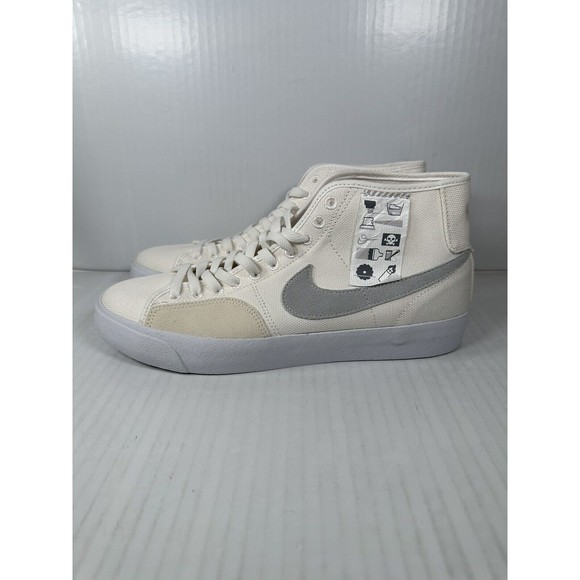 NEW Nike SB Blazer Mid Top Lace-Up Shoes SOU Summit White Size 10 DZ7635-110 - Picture 3 of 8